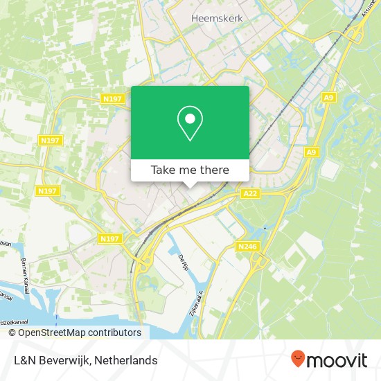 L&N Beverwijk map