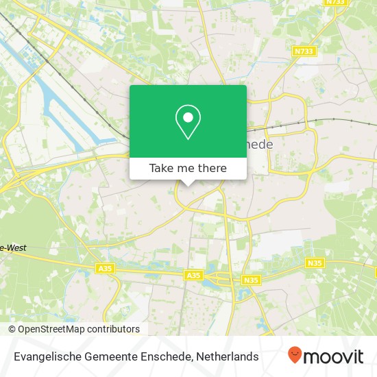Evangelische Gemeente Enschede Karte