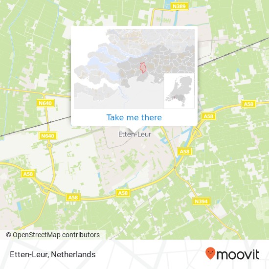 Etten-Leur map