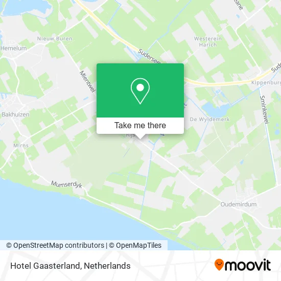 Hotel Gaasterland map