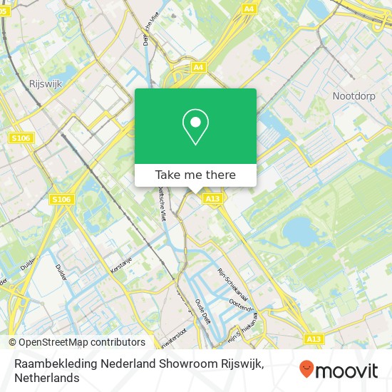 Raambekleding Nederland Showroom Rijswijk map