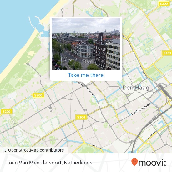 Laan Van Meerdervoort map