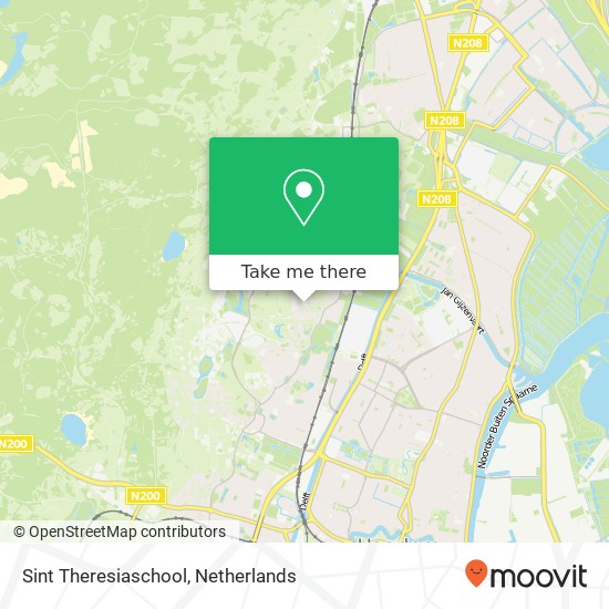 Sint Theresiaschool map