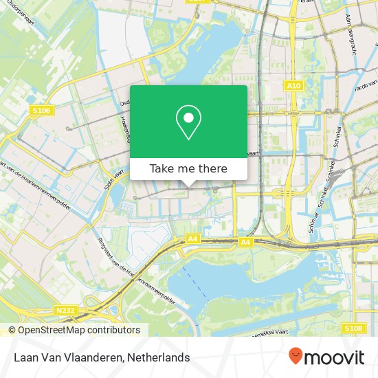 Laan Van Vlaanderen map