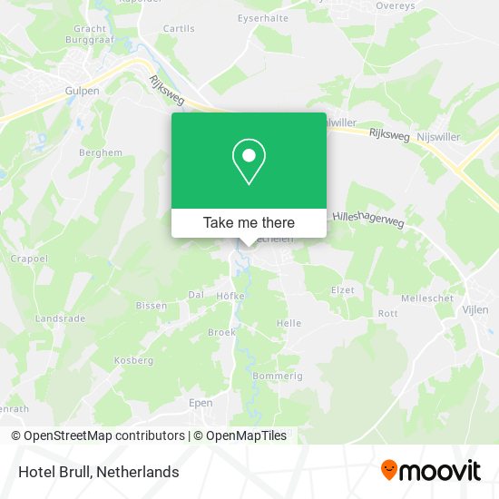 Hotel Brull map