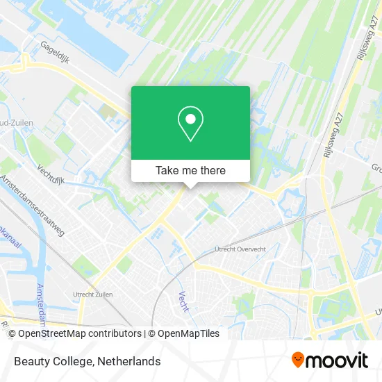 Beauty College map