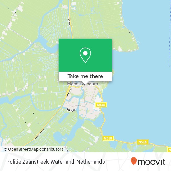 Politie Zaanstreek-Waterland map