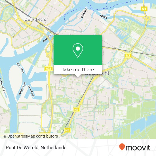 Punt De Wereld map