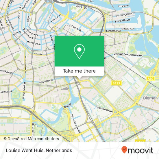 Louise Went Huis map