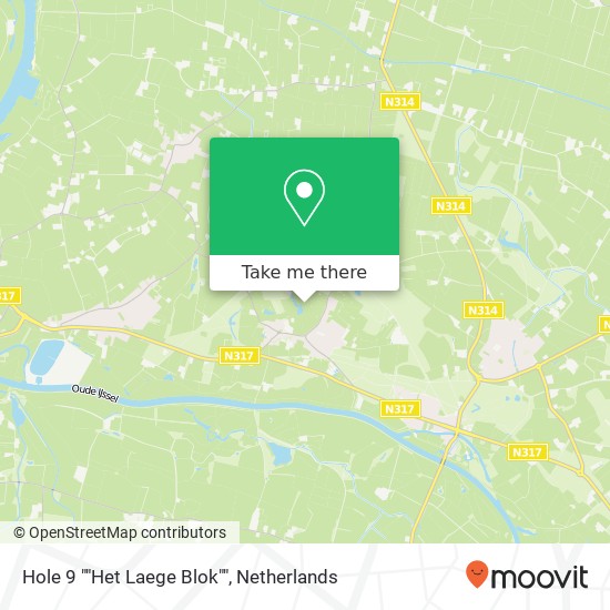 Hole 9 ""Het Laege Blok"" map