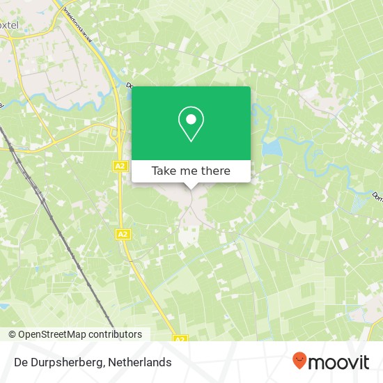 De Durpsherberg map
