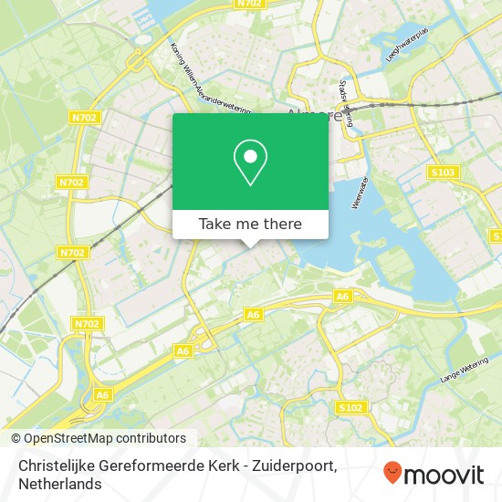 Christelijke Gereformeerde Kerk - Zuiderpoort map