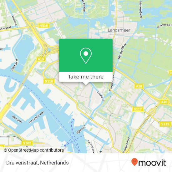 Druivenstraat map