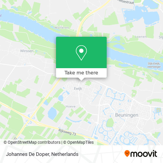 Johannes De Doper map