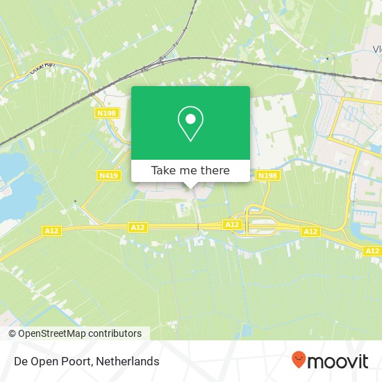 De Open Poort map