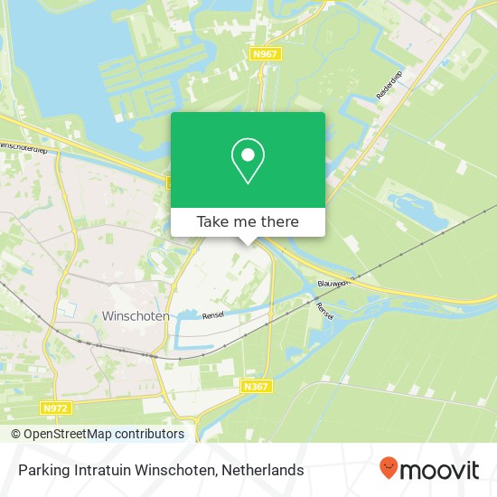 Parking Intratuin Winschoten map