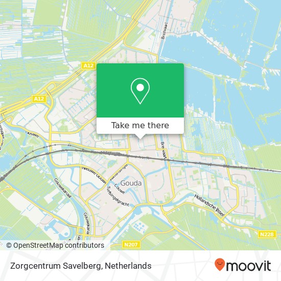 Zorgcentrum Savelberg map