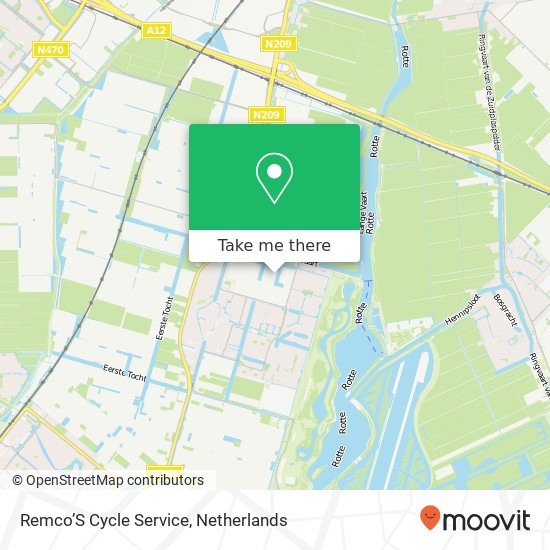 Remco’S Cycle Service map