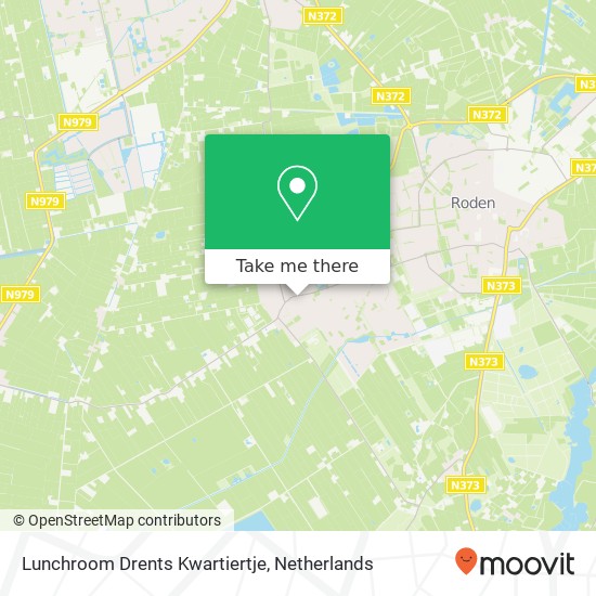 Lunchroom Drents Kwartiertje map