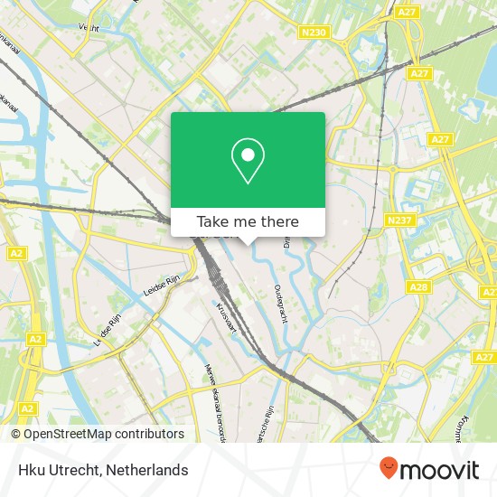 Hku Utrecht map