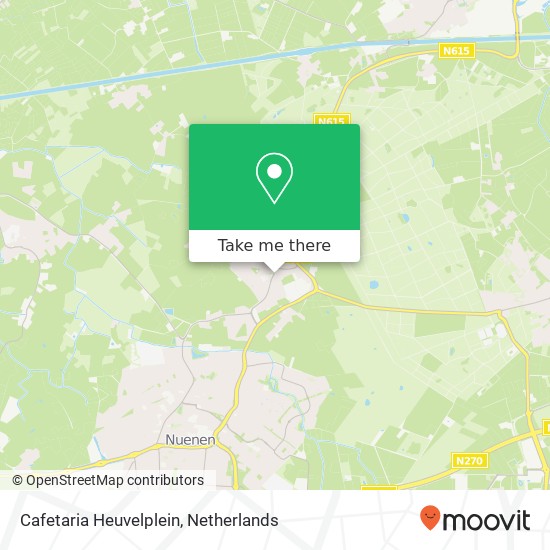 Cafetaria Heuvelplein map