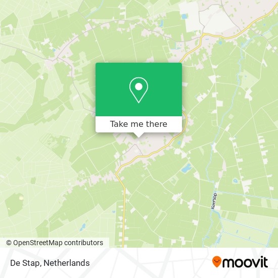 De Stap map