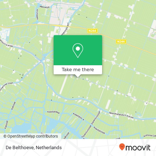 De Belthoeve map