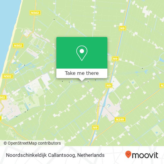 Noordschinkeldijk Callantsoog map