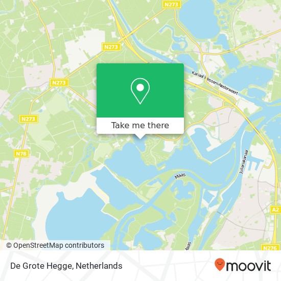 De Grote Hegge map