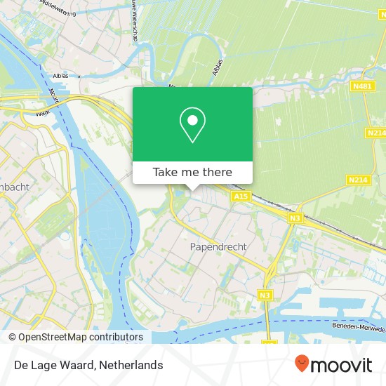 De Lage Waard map