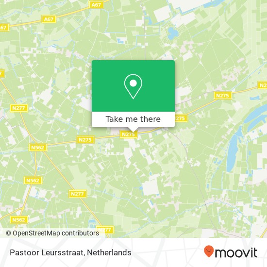 Pastoor Leursstraat map
