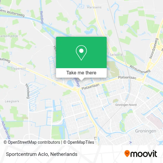 Sportcentrum Aclo map