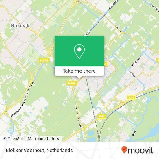 Blokker Voorhout Karte