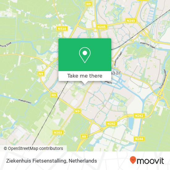 Ziekenhuis Fietsenstalling map