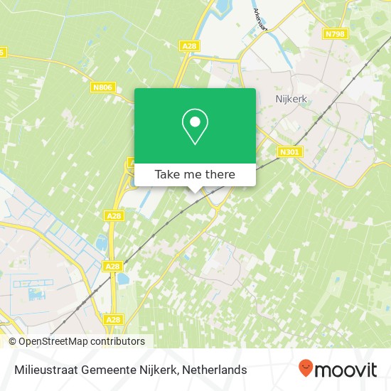 Milieustraat Gemeente Nijkerk map