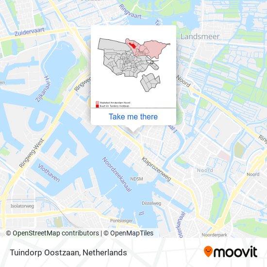 Tuindorp Oostzaan map