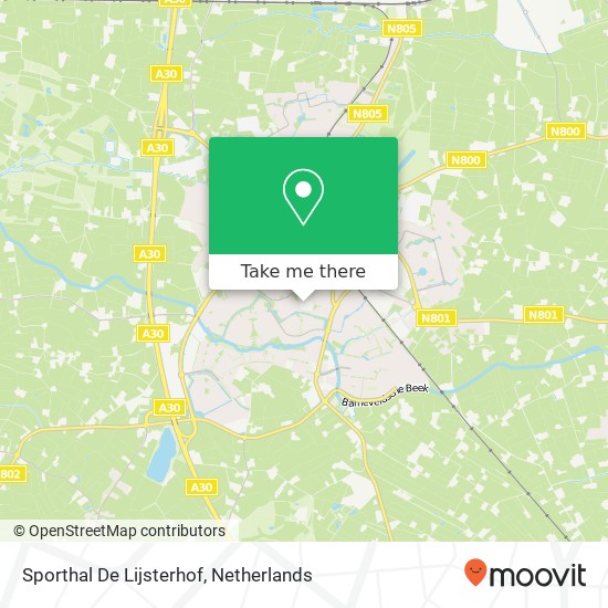 Sporthal De Lijsterhof map