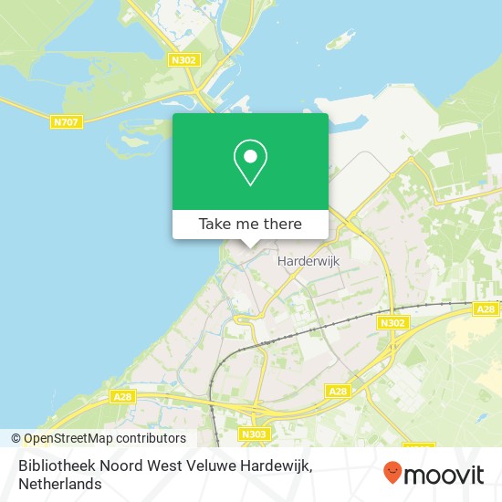 Bibliotheek Noord West Veluwe Hardewijk map