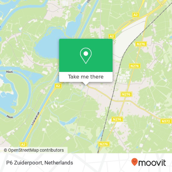 P6 Zuiderpoort map