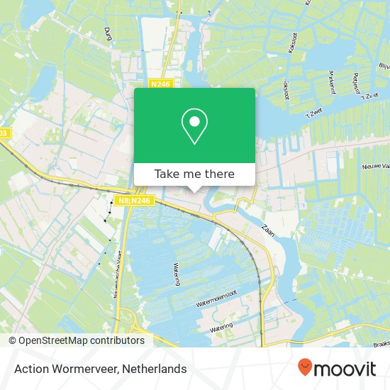 Action Wormerveer map