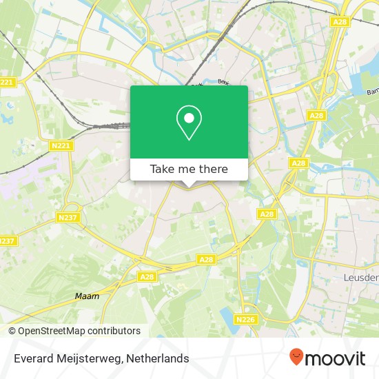 Everard Meijsterweg map