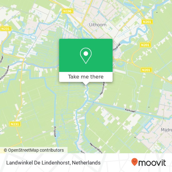 Landwinkel De Lindenhorst map