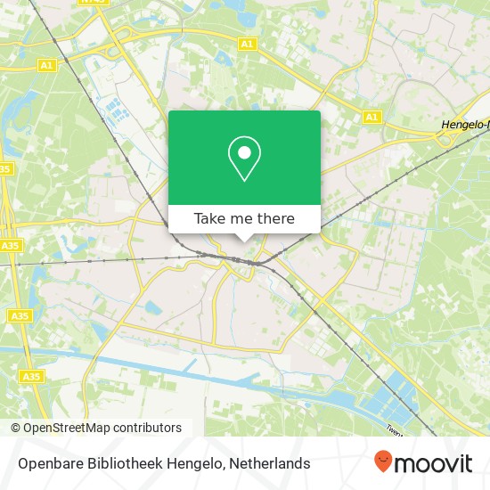 Openbare Bibliotheek Hengelo map