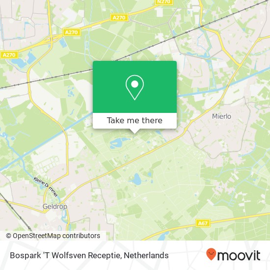 Bospark 'T Wolfsven Receptie map