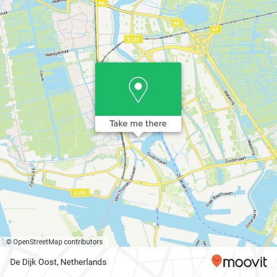 De Dijk Oost map