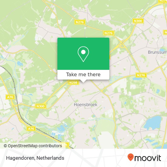 Hagendoren map