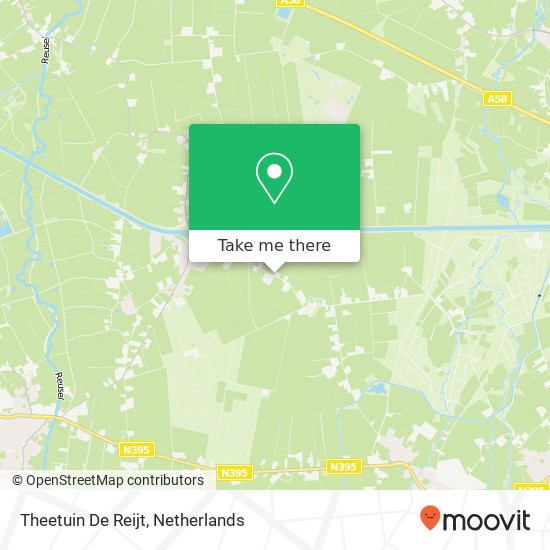 Theetuin De Reijt map