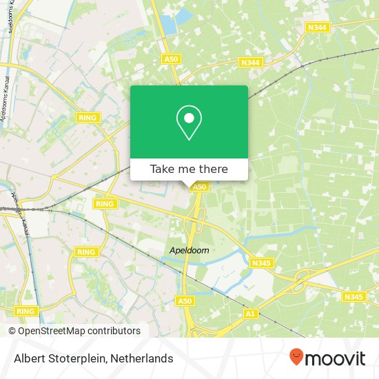 Albert Stoterplein Karte