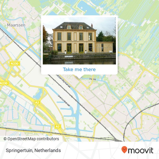 Springertuin map