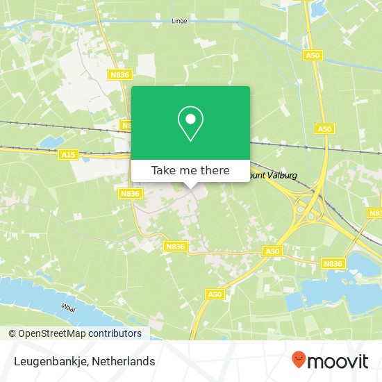 Leugenbankje map